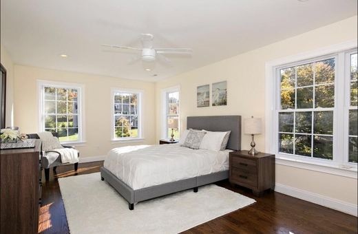 Primary bedroom in a Storybook Homes NJ project